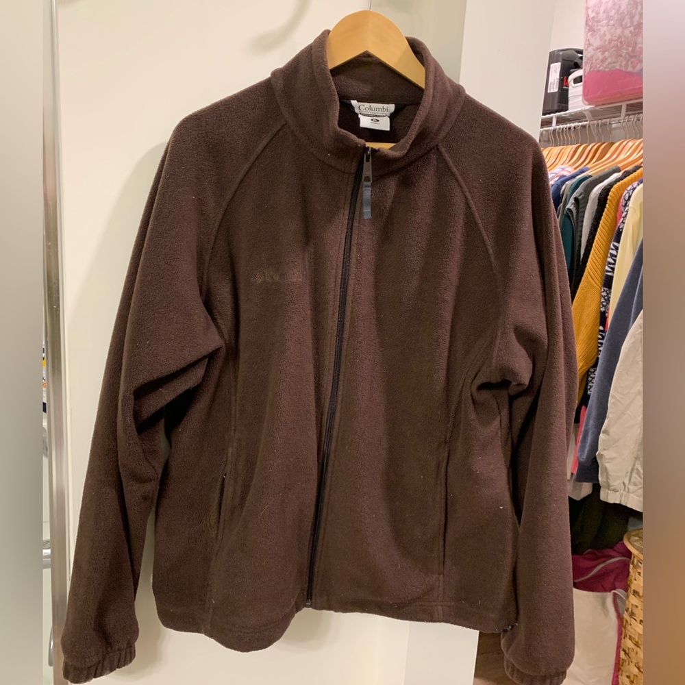 Columbia Chocolate Brown Fleece Jacket